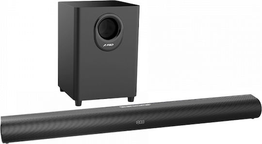 F&D HT-350 Soundbar 2.1 Bluetooth και HDMI 110W με Τηλεχειριστήριο Μαύρο