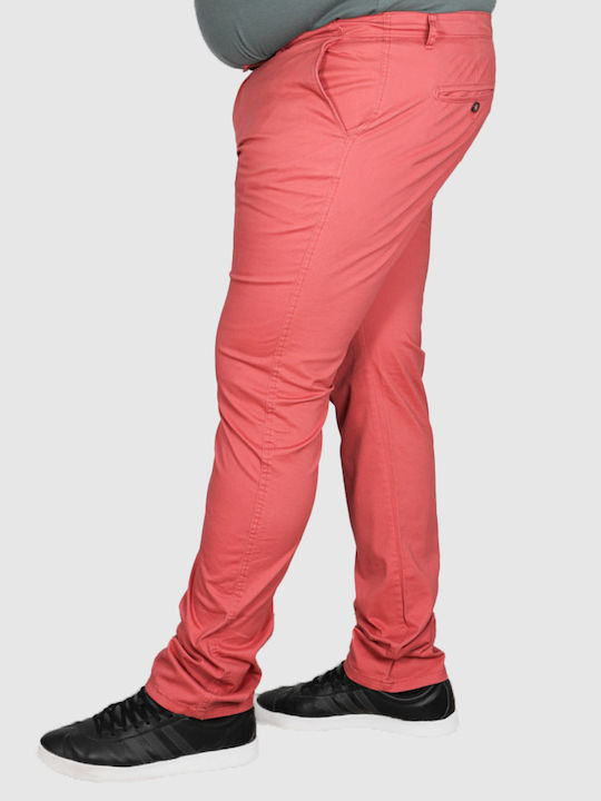 Pantaloni Chino Elastic Roz