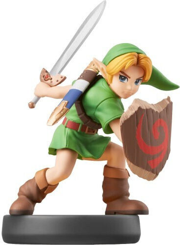 Nintendo Amiibo Super Smash Bros Young Link No.70 Character Figure for Switch/WiiU