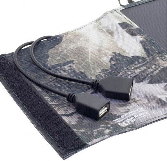 PowerNeed ES-5 Ηλιακό Panel Φορτιστής 18W με USB Output (Φορητών Συσκευών)