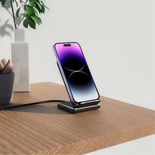 Tech-Protect Ασύρματος Φορτιστής (Qi Pad) και Καλώδιο USB-C 15W Μαύρος (QI15W-S2)