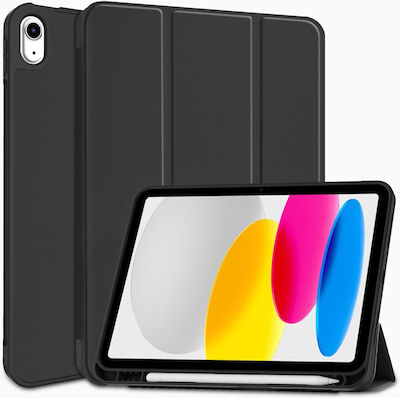 Tech-Protect SC Pen Flip Cover Synthetic Leather Black (iPad 2022 10.9'') TPSCPIPAD109B