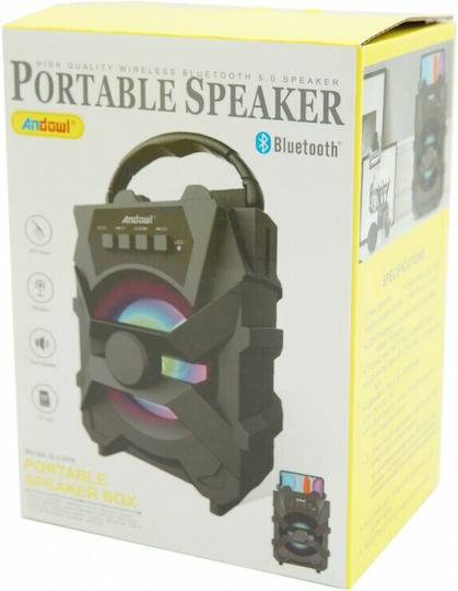 Andowl Q-L009 Bluetooth Speaker 5W with Radio and Battery Life up to 4 hours Black