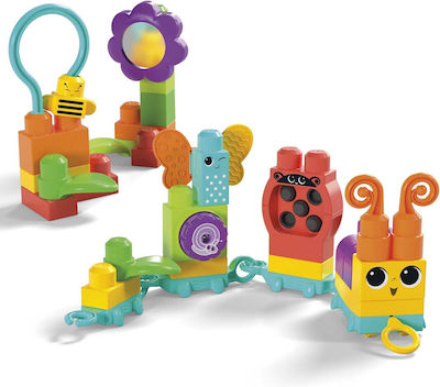 Mega Bloks Building Blocks Move & Groove Caterpillar for 1+ Year 30pcs