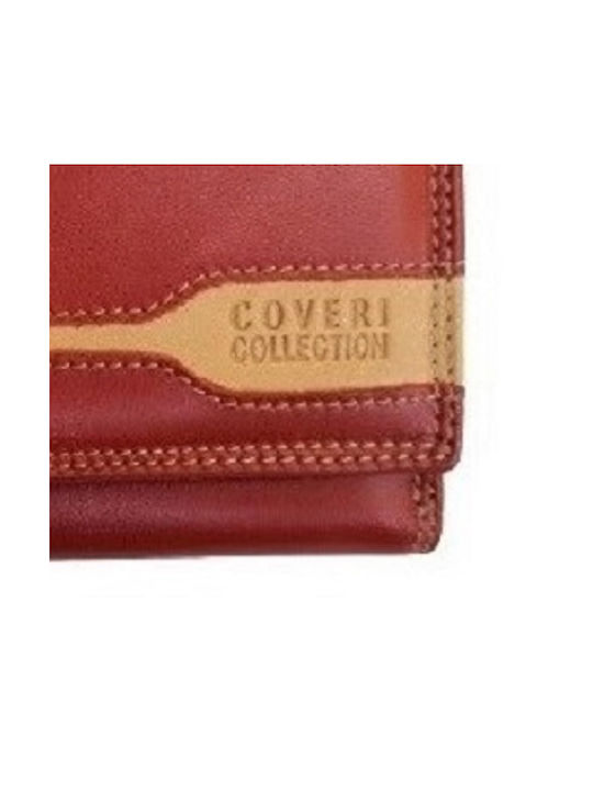 Coveri 1226P074 Small Leather Women's Wallet Red