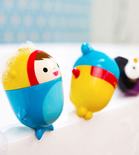 Munchkin Shark & Diver Water Faces for 9++ Months 2pcs