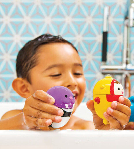 Munchkin Shark & Diver Water Faces for 9++ Months 2pcs