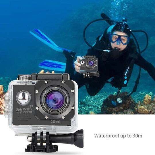 SJ7000 Action Camera Full HD (1080p) Υποβρύχια με Οθόνη 2" και Wi-Fi Λευκή