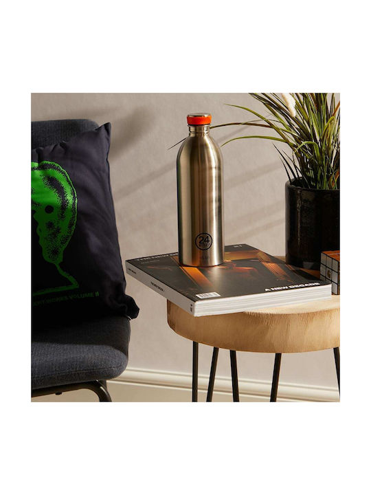 24Bottles Urban Ανοξείδωτο Παγούρι 1000ml Ασημί Steel