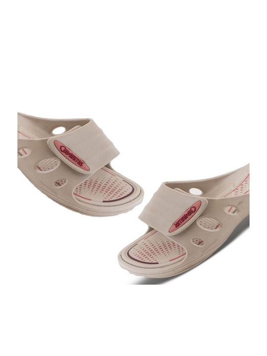 Women's Slides Beige
