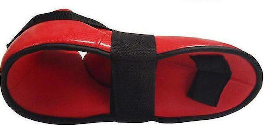 Olympus Sport Semi Contact Instep Protectors Adults Red