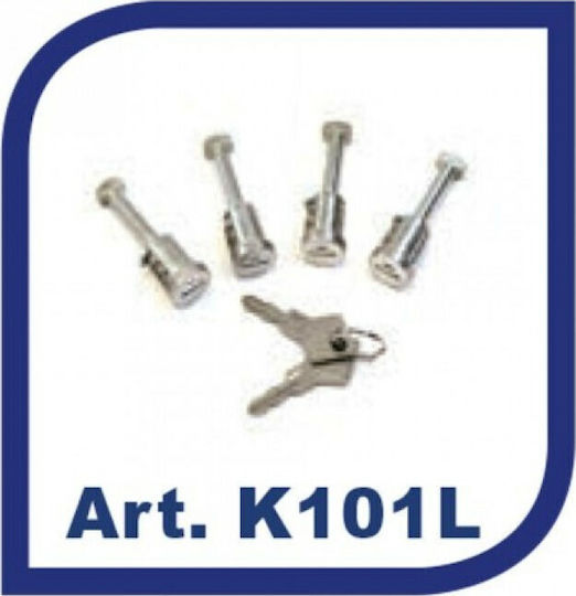 K39 Car Roof Rack Locks Locks for Iron/Aluminum Roof Bars K39 2 Keys 4pcs 4pcs