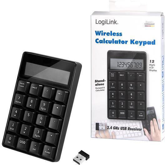 LogiLink ID0199 with Calculator Kabellos Zifferntastatur