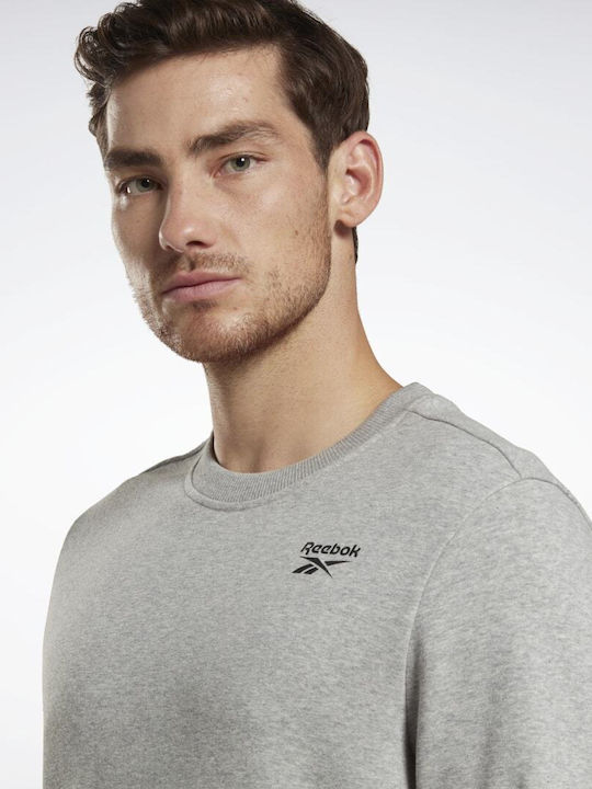 Reebok Identity French Terry Men's Sweatshirt Medium Grey Heather