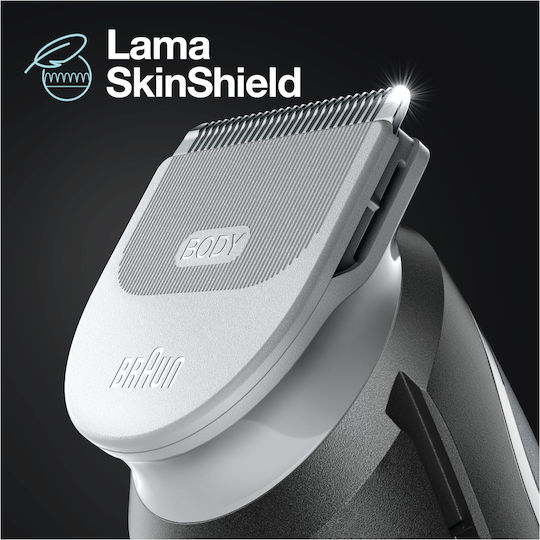 Braun BG3340 Ξυριστική Μηχανή Σώματος Επαναφορτιζόμενη