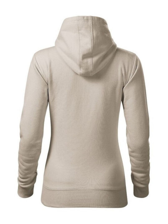 Malfini Cape Women's Hooded Sweatshirt Beige