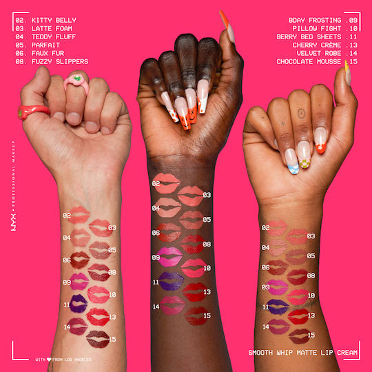 NYX Professional Makeup Smooth Whip Matte Lip Cream Liquid Lipstick Matte Laundry Day 4ml