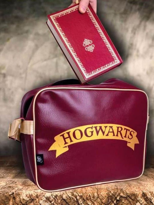 Harry Potter Messenger Ανδρική Τσάντα Ώμου / Χιαστί Μπορντό
