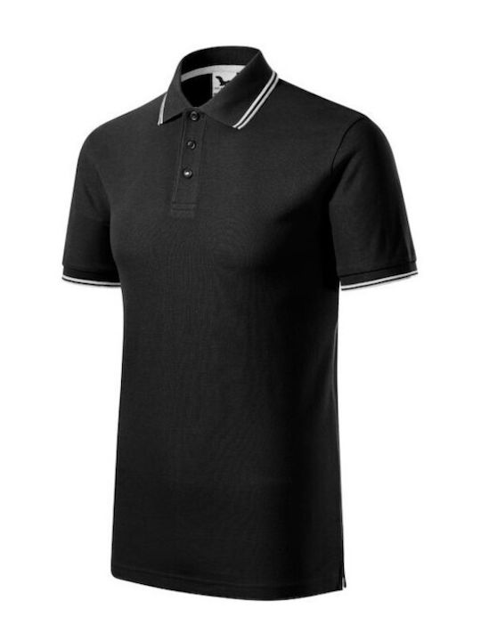 Malfini Men's T-shirt Polo Black