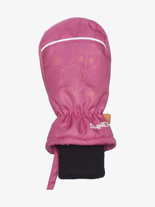 Sinner Timothy Mitten Mittens Kids Ski & Snowboard Gloves Pink