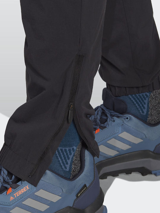 adidas Terrex Utilitas Ανδρικό Μακρύ Παντελόνι Πεζοπορίας Μαύρο