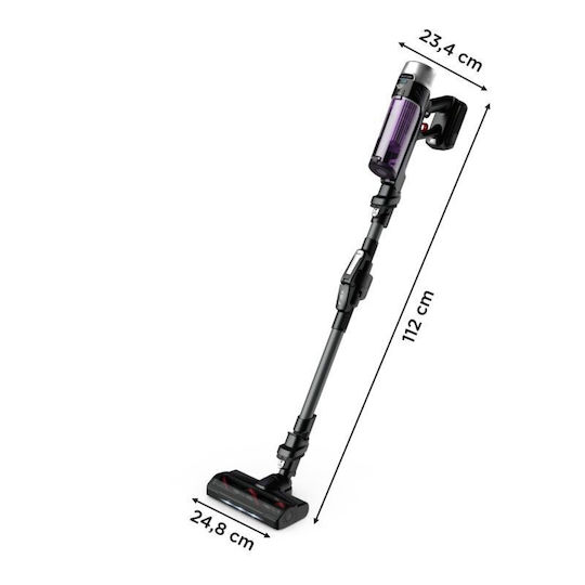 Rowenta X-Force Flex 9.60 Allergy Επαναφορτιζόμενη Σκούπα 2 σε 1 Stick & Χειρός 18V Μαύρη