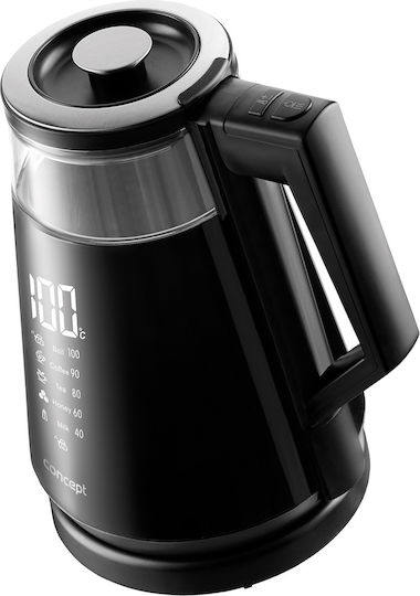 Concept RK4170 Βραστήρας 1.7lt 1700W Μαύρος