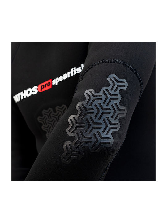 Pathos Onyx Diving Jacket Shaved with Chest Pad for Spearfishing Black 7mm