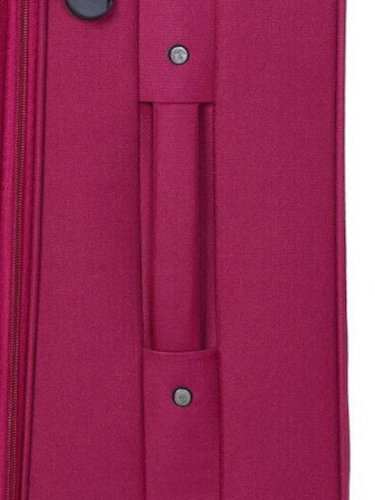 Diplomat Small The Quattre Collection Cabin Fabric Red Suitcase with 4 Wheels Height 55cm
