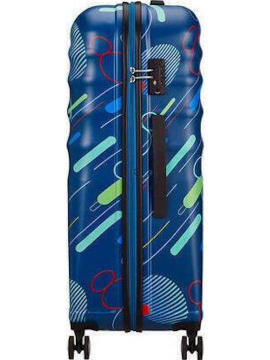 American Tourister Mickey Future Pop Παιδική Μεγάλη Βαλίτσα Ταξιδίου Σκληρή Πολύχρωμη με 4 Ρόδες Ύψους 77εκ.