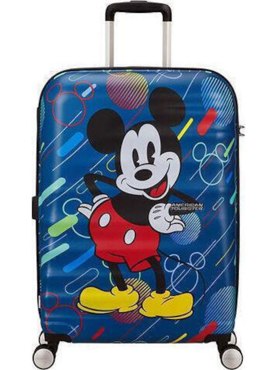 American Tourister Mickey Future Pop Παιδική Μεσαία Βαλίτσα Ταξιδίου Σκληρή Πολύχρωμη με 4 Ρόδες Ύψους 67εκ.