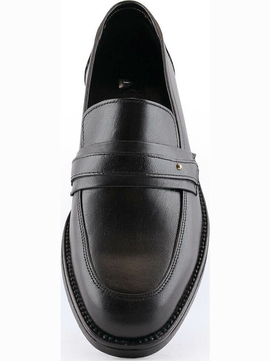 Leder Herren Mokassins in Schwarz Farbe