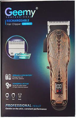 Gemei Professional Rechargeable Hair Clipper Rose Gold GM-6632