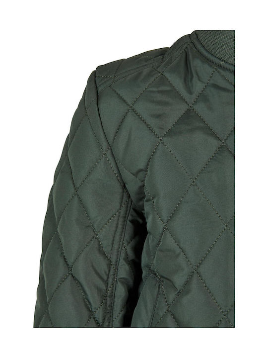 Kids Quilted Jacket short Khaki