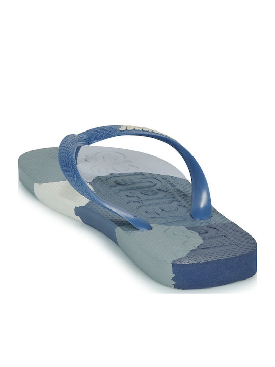 Logomania Colors II Men's Flip Flops Blue