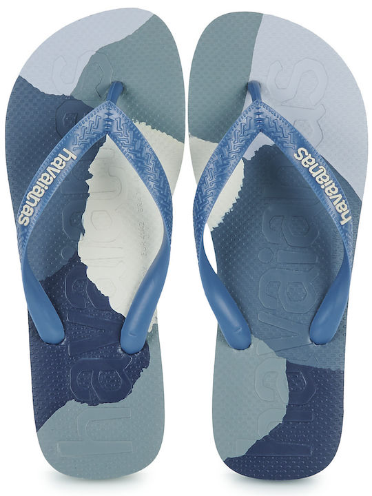 Logomania Colors II Men's Flip Flops Blue
