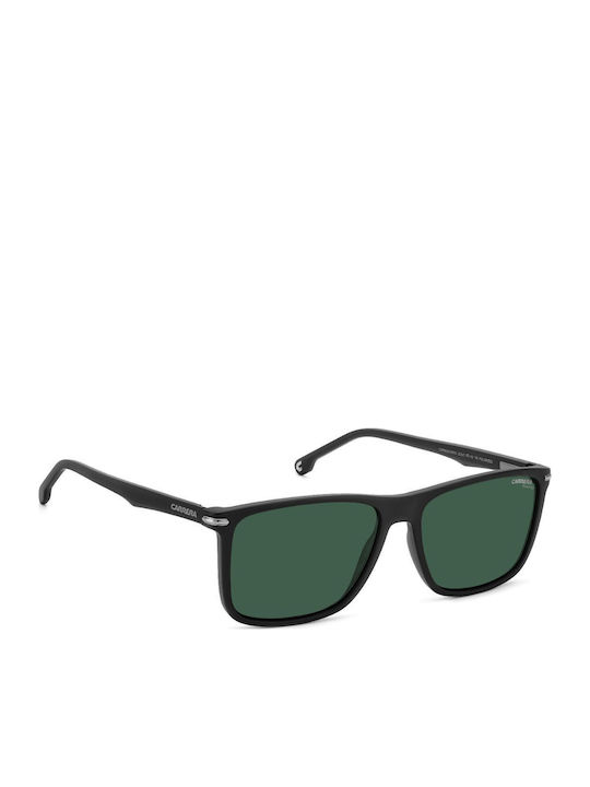 Carrera Men's Sunglasses with Black Horn-Rimmed Frame and Grey Polarized Lens 298/S 003/UC