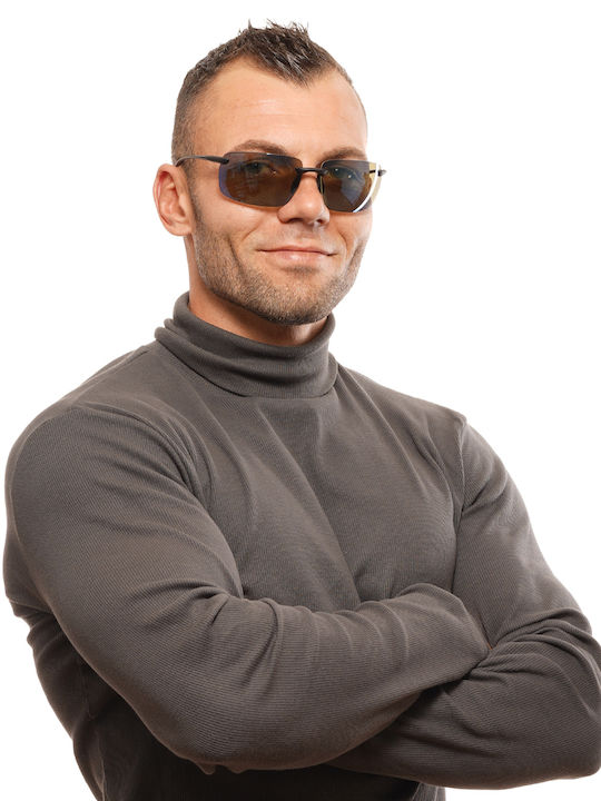 Bolle Rooke 123 Unisex Ochelari de soare cu Maro Broască țestoasă Din plastic Cadru și Maro Lentilă 12656