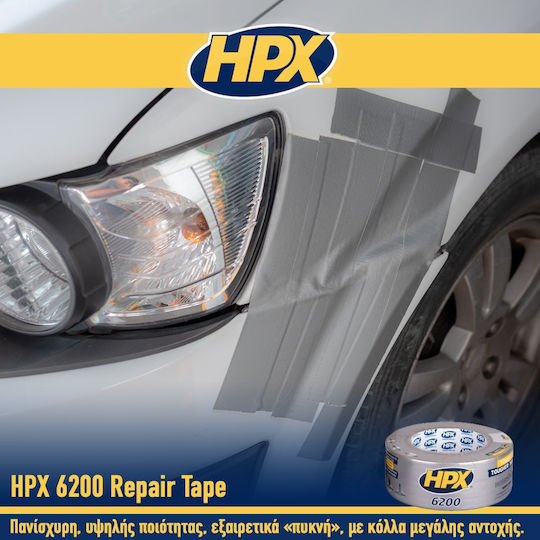HPX 6200 Blue Αυτοκόλλητη Υφασμάτινη Ταινία Μπλε 25mx48mm