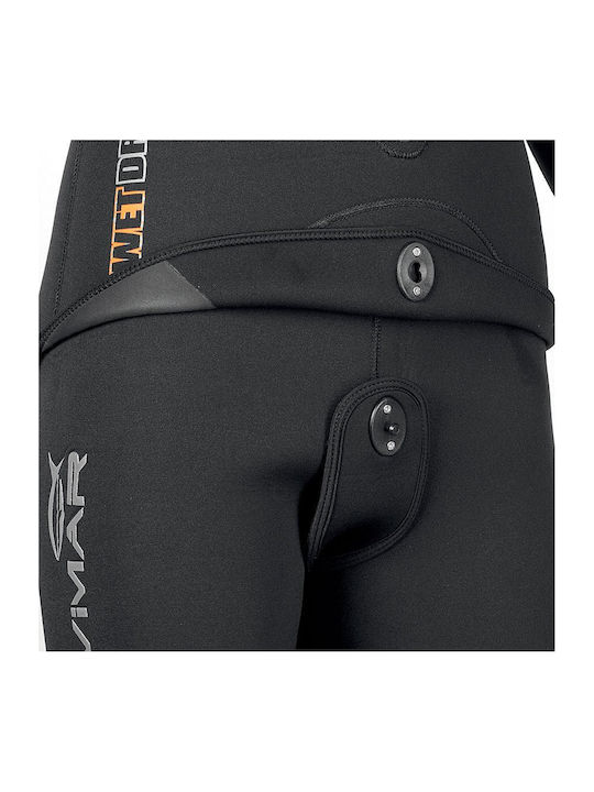 Salvimar Wet Drop Cell Divisible Wetsuit with Chest Pad for Speargun Black 3.5mm