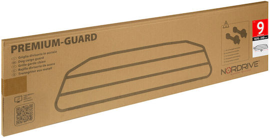 Nordrive Premium-Guard Type 9 Divider Car for Dog Mesh 1070x240mm Black