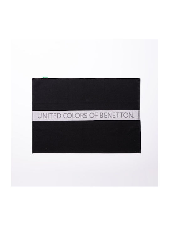 Benetton Kitchen Towels from 100% Cotton Black & White 3 Pieces