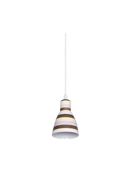 Elmark Strip Pendant Light Multicolour with Socket E27 13x13x122.5cm