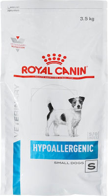 Royal Canin Veterinary HYpoallergenic Small Dog Dry Dog Food for Small Breeds with Poultry and Rice 3.5kg