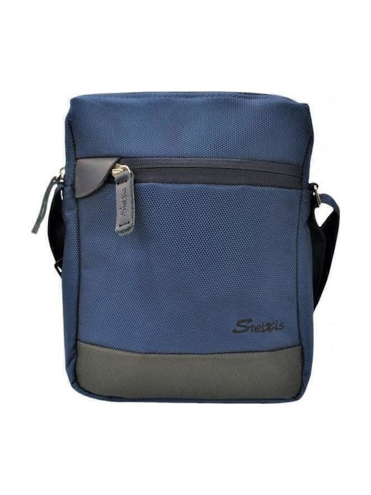 Herrentasche Schulter / Crossbody Blau