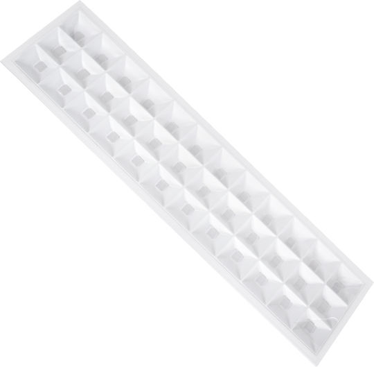 GloboStar Zeus Παραλληλόγραμμο Χωνευτό LED Panel 48W με Ψυχρό Λευκό Φως 6000K 120x30εκ.