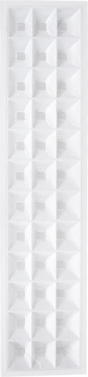 GloboStar Zeus Παραλληλόγραμμο Χωνευτό LED Panel 48W με Ψυχρό Λευκό Φως 6000K 120x30εκ.