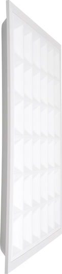 GloboStar Zeus Τετράγωνο Χωνευτό LED Panel 48W με Φυσικό Λευκό Φως 4500K 60x60εκ.
