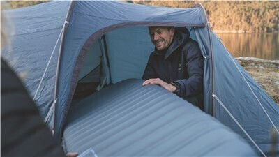 Robens Iceshield 55 Αυτοφούσκωτο Μονό Υπόστρωμα Camping 180x53cm Πάχους 5.5cm Μπλε