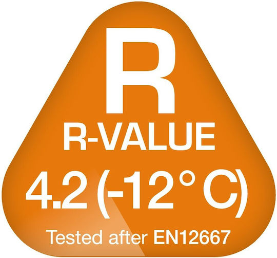 Robens Iceshield 55 Αυτοφούσκωτο Μονό Υπόστρωμα Camping 180x53cm Πάχους 5.5cm Μπλε